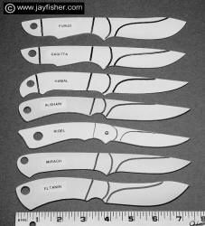 Fine Working Knife Patterns, Knife Designs, Hunters, Linerlocks, Folders, Tactical Knives, Hunting Knives, Work Knives, fine knives, handmade, custom