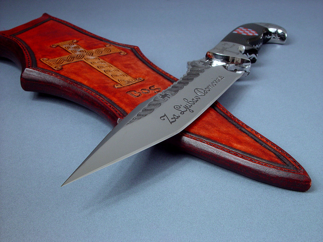 "Duhovni Ratnik" point view. Knife is a formidible weapon and honored work of cultural art. 