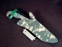 "Arcturus" survival, tactical, combat knife with sheath extender, sharpener, fire starter accessories