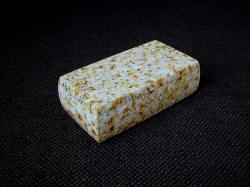 Crystal Yellow Granite coms from Gujarat, West India, and is a hard, tough, and durable granite with golden yellows, tans and hues of pink with black mica inclusions