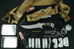 "Ghroth" ensemble, assembly with huge assortment of mounting, wearing options and accessories for wide range of tactical, assault, counter-terror operations and missions