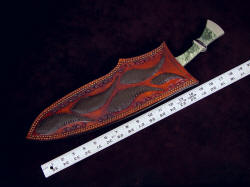 "Maginus-Nasmyth" khukri, scaled view. This is a large, substantial weapon and tool