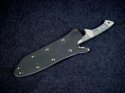 "Minuteman EL" sheathed view. Sheath is deep, protective, postively locking and secure