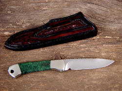 "Mirach" reverse side view. Note inlays on rear of sheath