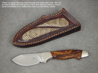 The "Pluto" is a great small skinning knife, with classic hollow grind and blade profile