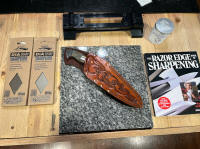 "Malaka" custom handmade knife with owner's care kit