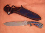 Fine Custom Handmade Gemstone Handled Stainless Steel Knives by Master Artisan Jay Fisher
