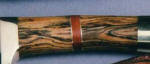 Knife Handle of Bocote, Bloodwood Exotic Hardwoods