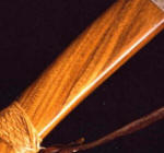 Canarywood (Arririba) Exotic Wood Sword Scabbard