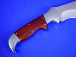 Cocobolo hardwood knife handle scales with 304 stainless steel fittings