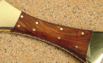Honduras Rosewood khukri knife handle