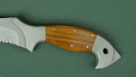 Lignum Vitae on a tactical combat knife is extremely durable.