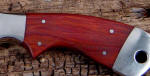 Redheart (Chakte kok) knife handle with nickel silver bolsters