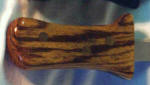 Zebrawood Hardwood Exotic custom knife handle