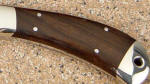Ziricote exotic hardwood knife handle